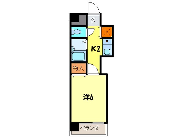 エレガンス廣瀬の物件間取画像